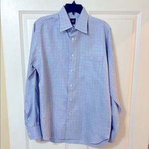I K E BEHAR‎ Men's Blue Checkered Shirt